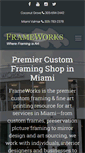 Mobile Screenshot of frameworksmiami.com